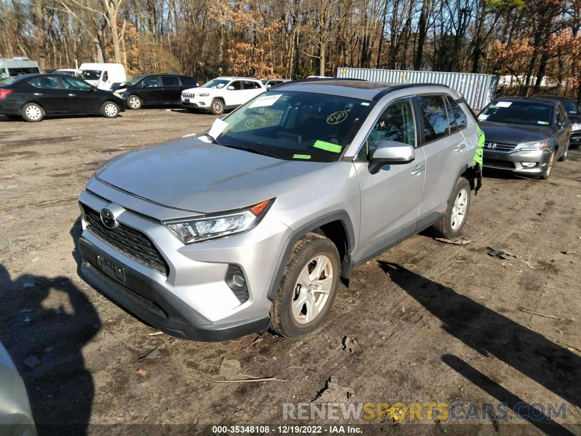 2 Photograph of a damaged car 2T3P1RFV2KW025158 TOYOTA RAV4 2019