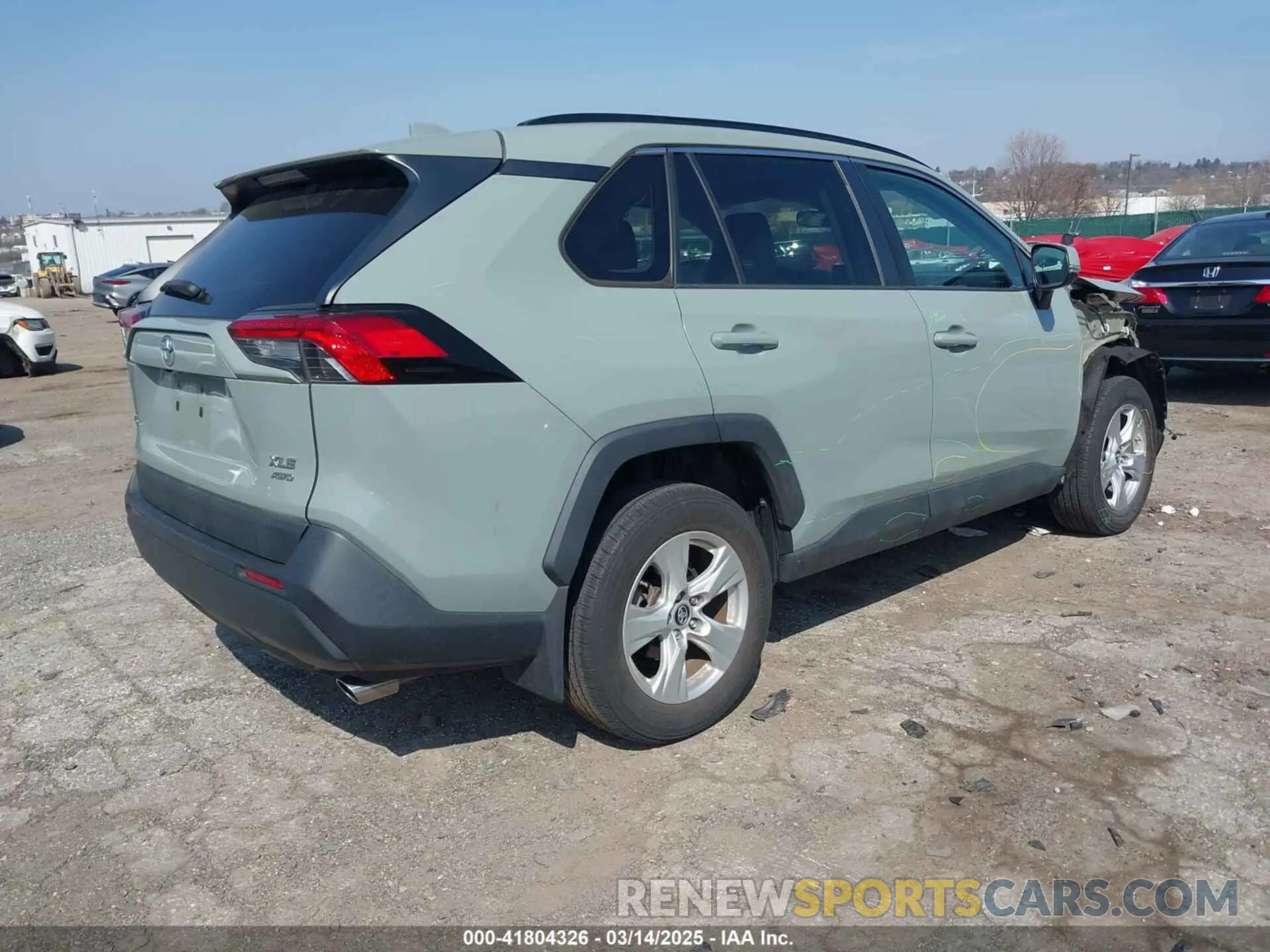 4 Photograph of a damaged car 2T3P1RFV2KW041490 TOYOTA RAV4 2019
