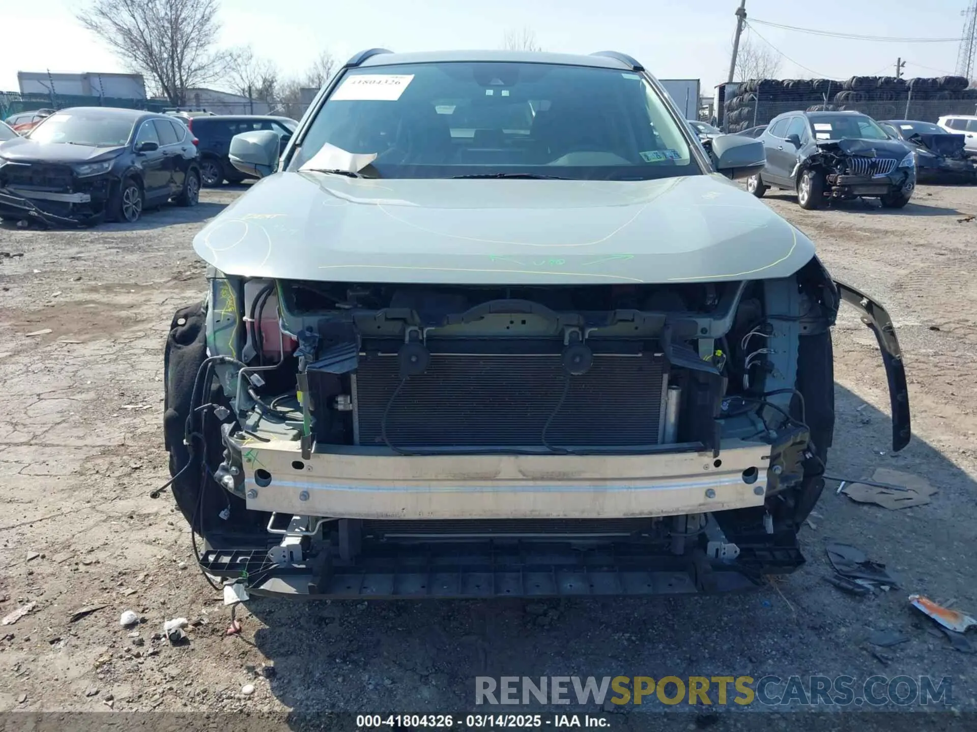 6 Photograph of a damaged car 2T3P1RFV2KW041490 TOYOTA RAV4 2019