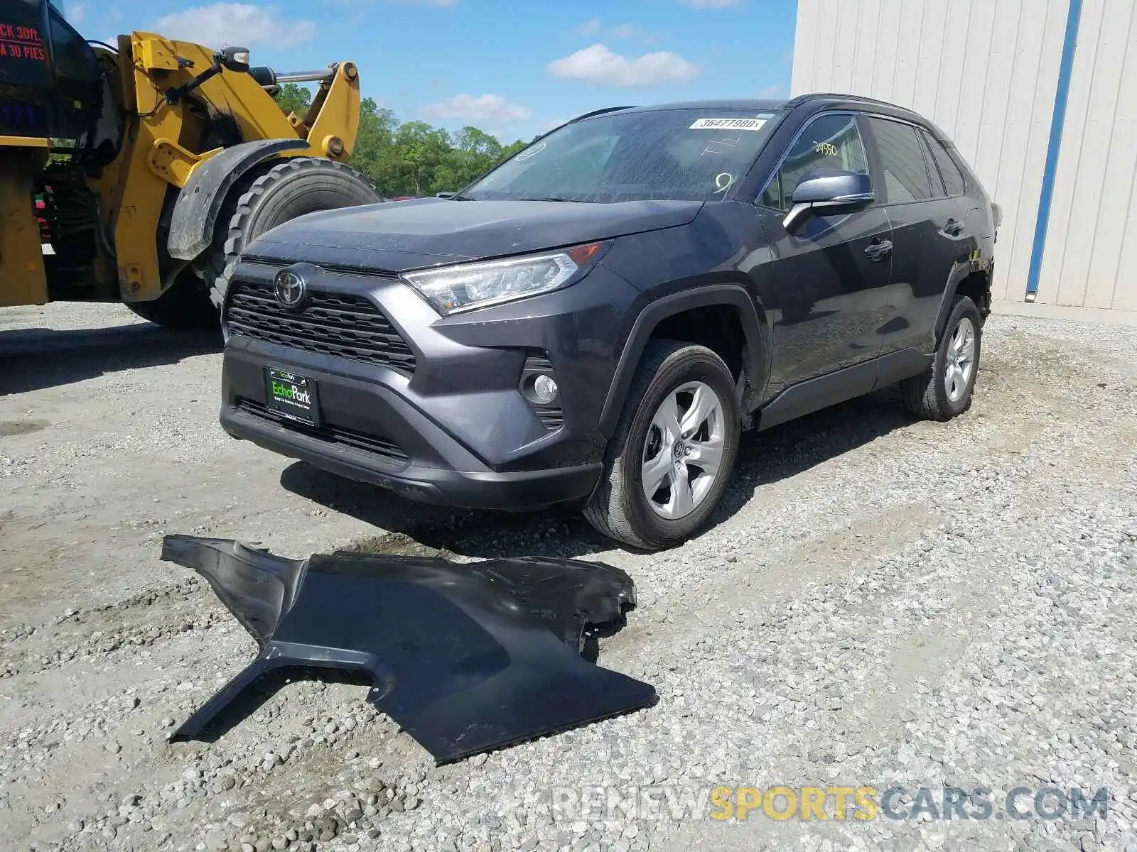 2 Photograph of a damaged car 2T3P1RFV2KW042431 TOYOTA RAV4 2019