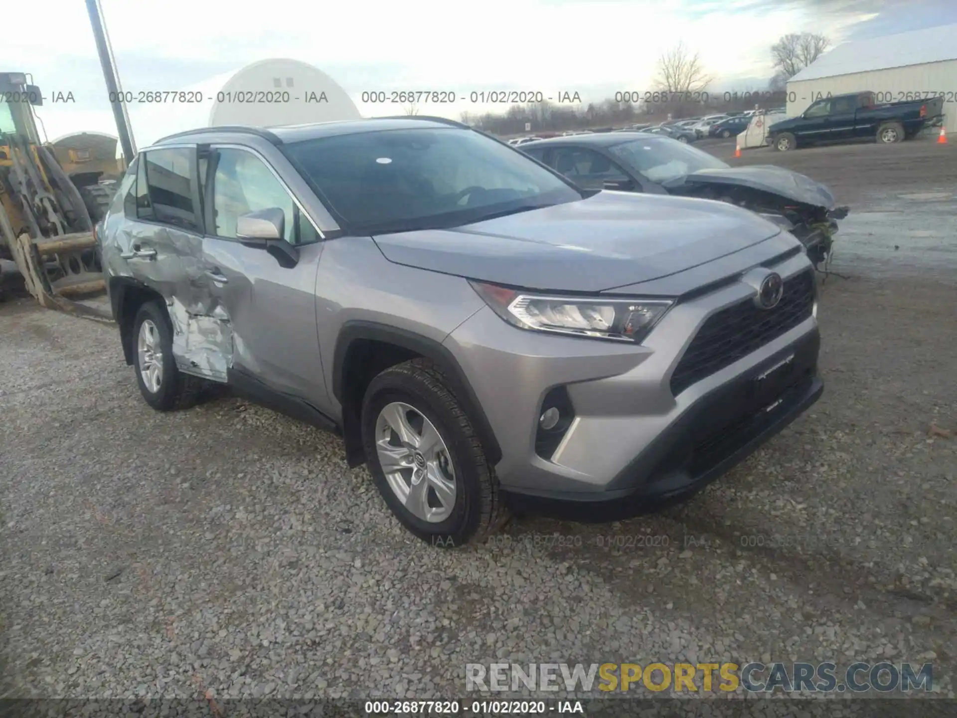 1 Photograph of a damaged car 2T3P1RFV2KW067281 TOYOTA RAV4 2019