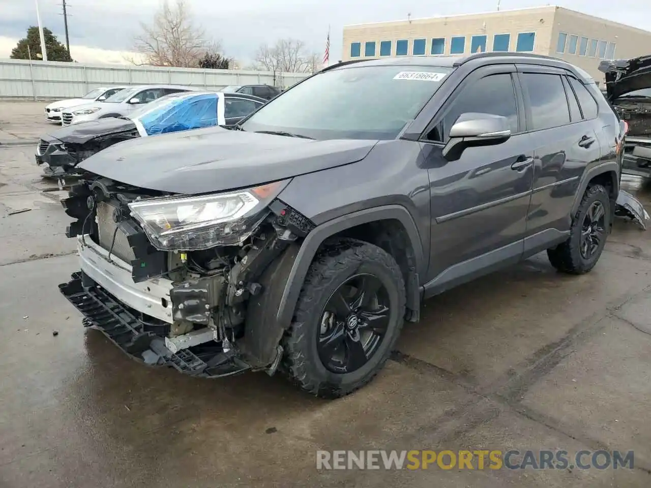 1 Photograph of a damaged car 2T3P1RFV2KW075302 TOYOTA RAV4 2019