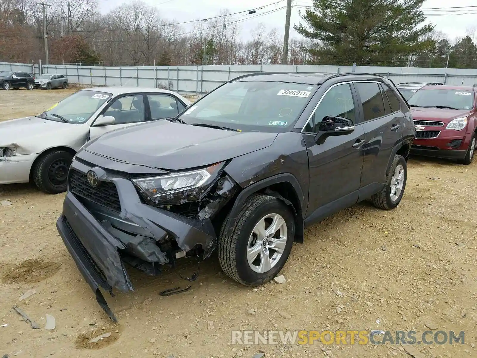 2 Photograph of a damaged car 2T3P1RFV2KW078345 TOYOTA RAV4 2019