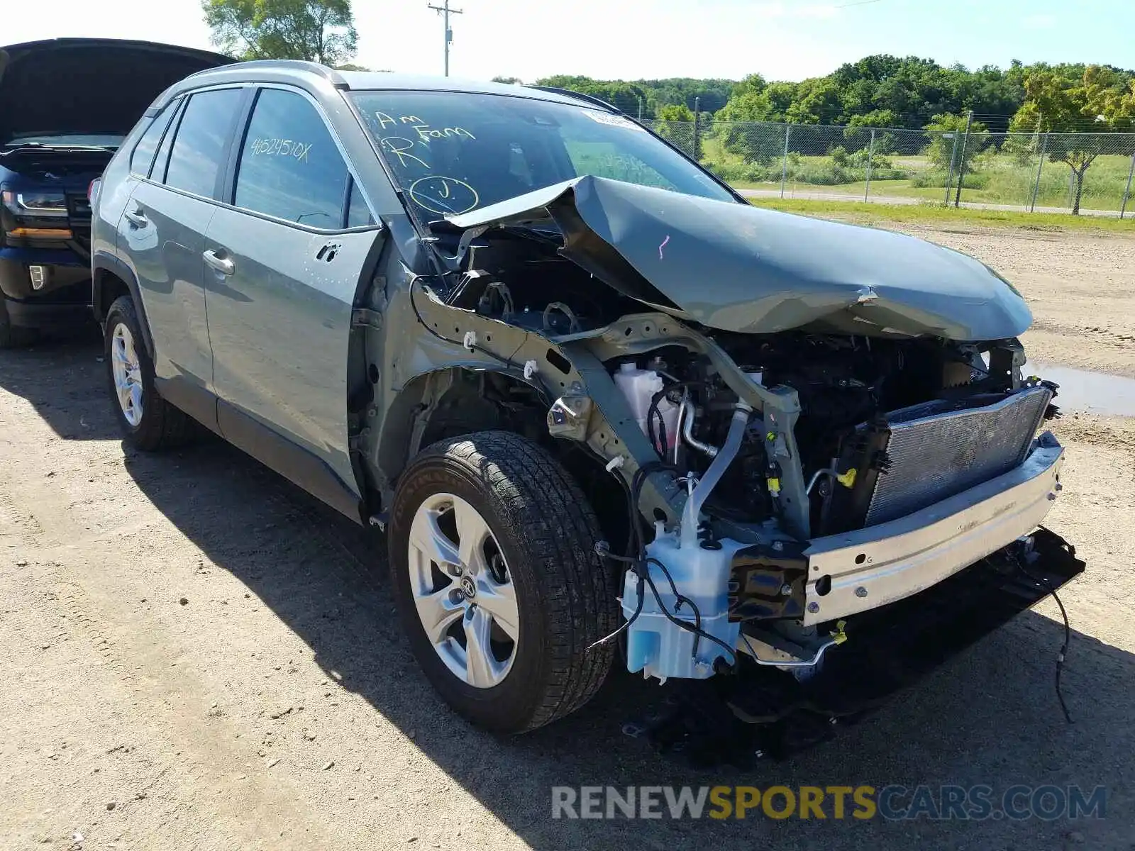 1 Photograph of a damaged car 2T3P1RFV3KC003798 TOYOTA RAV4 2019