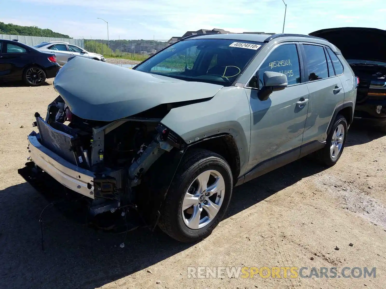 2 Photograph of a damaged car 2T3P1RFV3KC003798 TOYOTA RAV4 2019