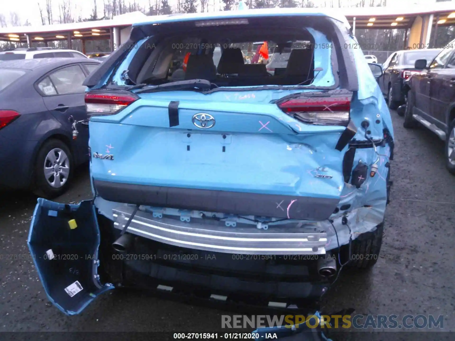 6 Photograph of a damaged car 2T3P1RFV3KC007382 TOYOTA RAV4 2019