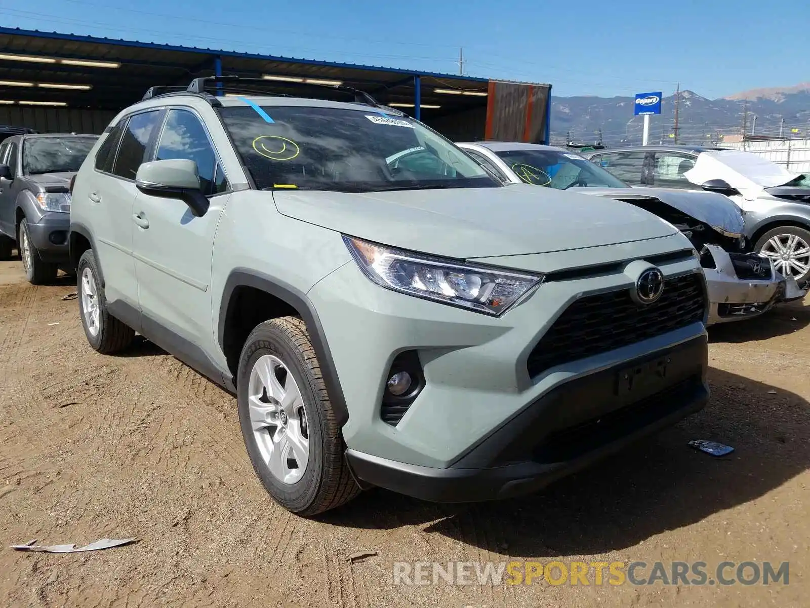 1 Photograph of a damaged car 2T3P1RFV3KC014154 TOYOTA RAV4 2019