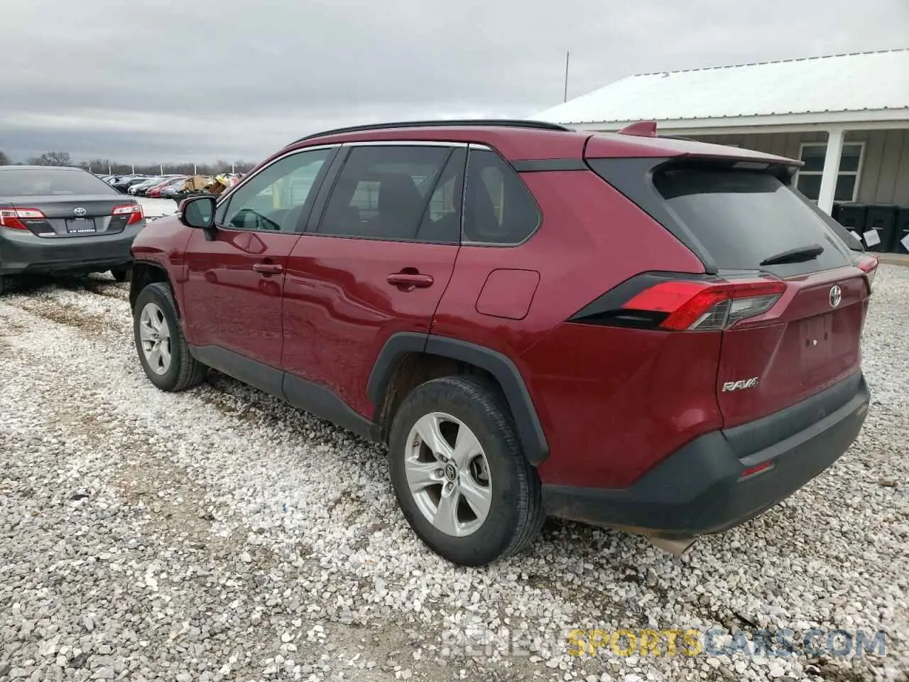 2 Photograph of a damaged car 2T3P1RFV3KC024327 TOYOTA RAV4 2019