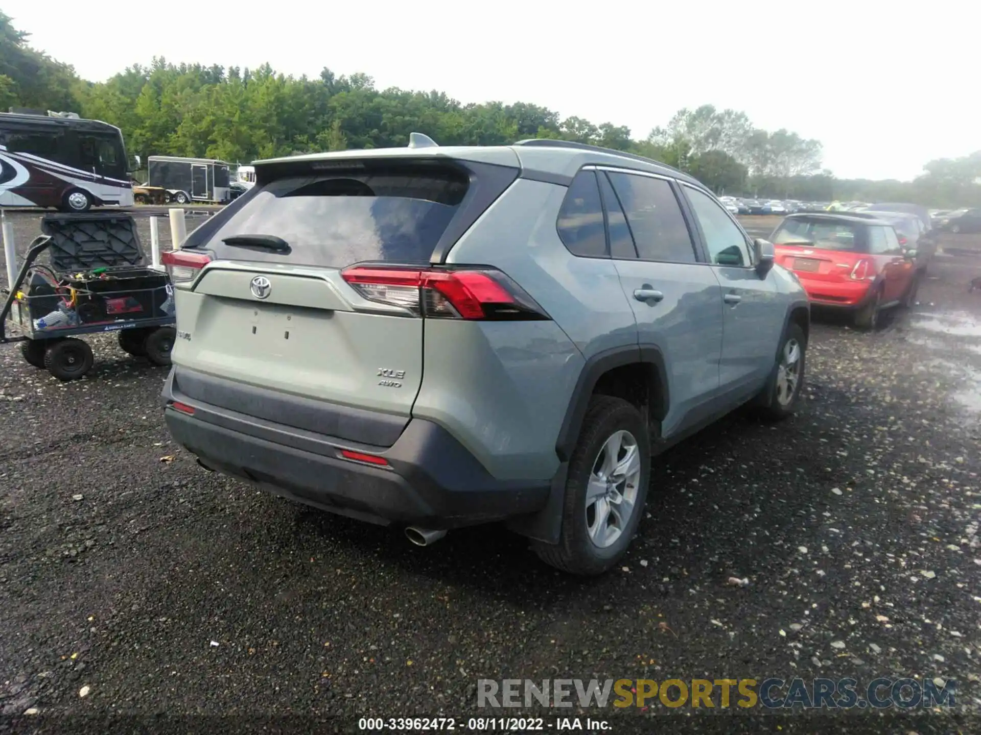 4 Photograph of a damaged car 2T3P1RFV3KC026644 TOYOTA RAV4 2019