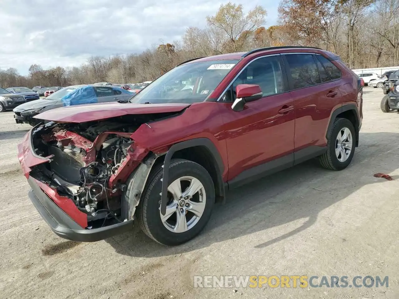 1 Photograph of a damaged car 2T3P1RFV3KC033805 TOYOTA RAV4 2019