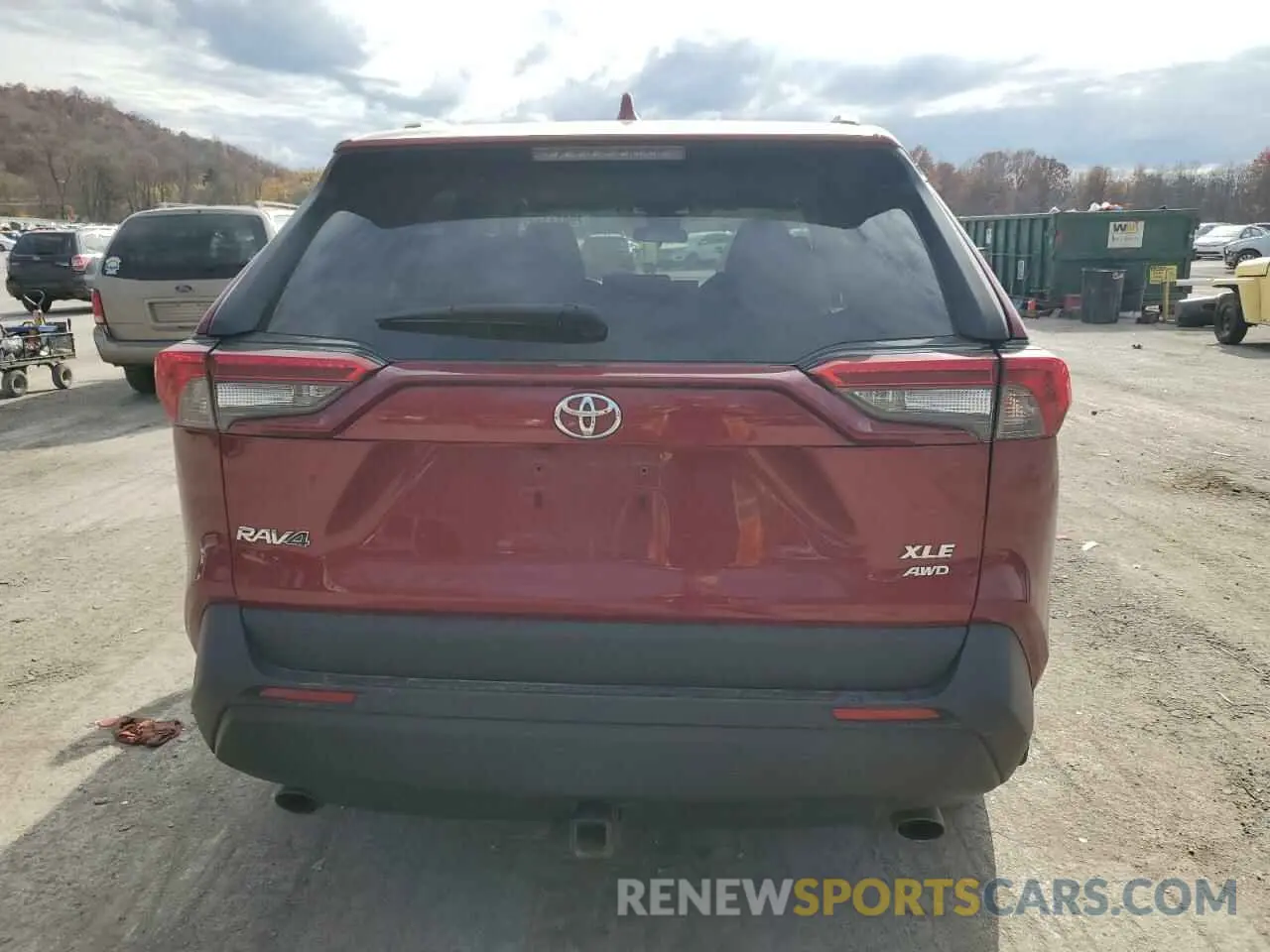 6 Photograph of a damaged car 2T3P1RFV3KC033805 TOYOTA RAV4 2019