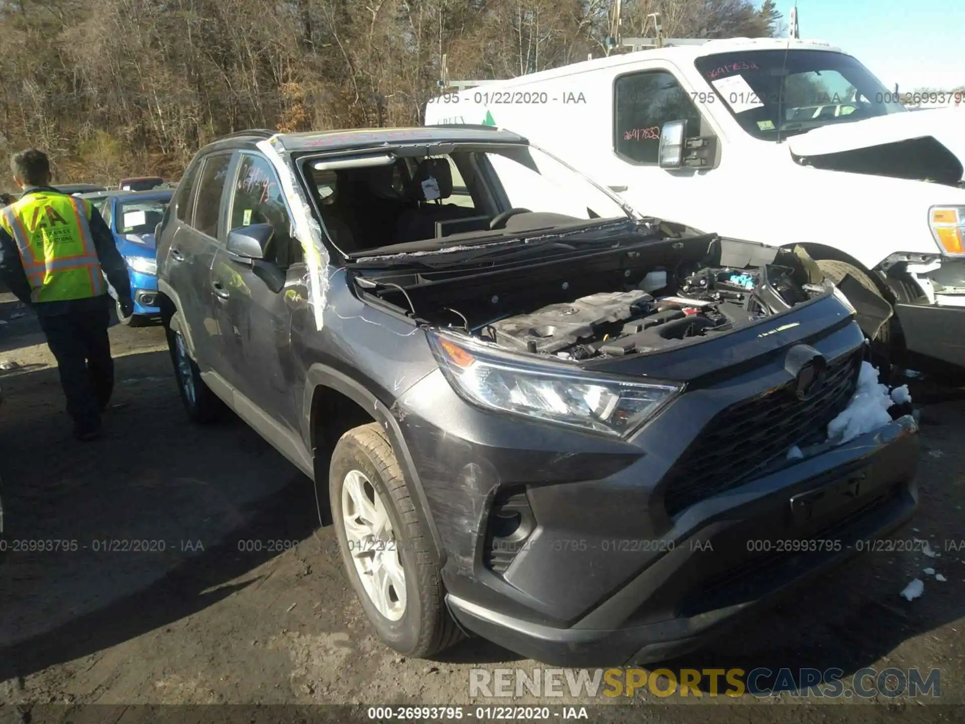 1 Photograph of a damaged car 2T3P1RFV3KC054458 TOYOTA RAV4 2019