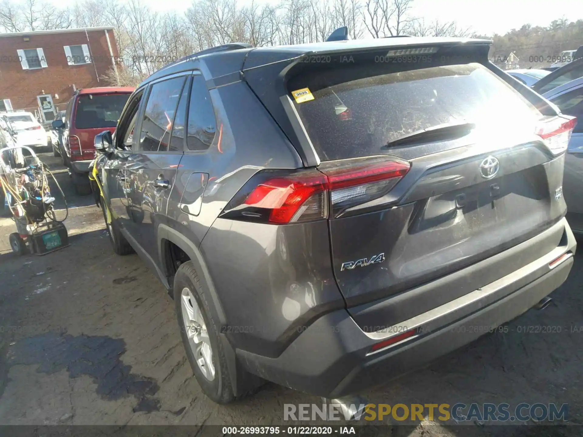 3 Photograph of a damaged car 2T3P1RFV3KC054458 TOYOTA RAV4 2019