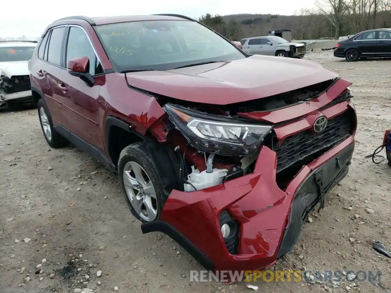 1 Photograph of a damaged car 2T3P1RFV3KW053745 TOYOTA RAV4 2019