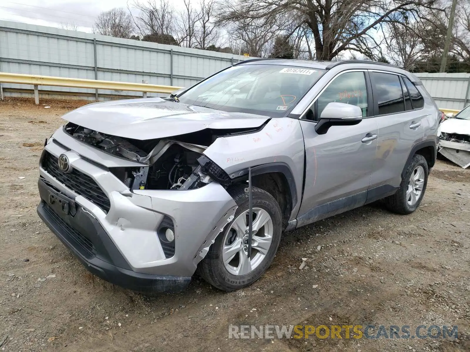 2 Photograph of a damaged car 2T3P1RFV4KC002661 TOYOTA RAV4 2019