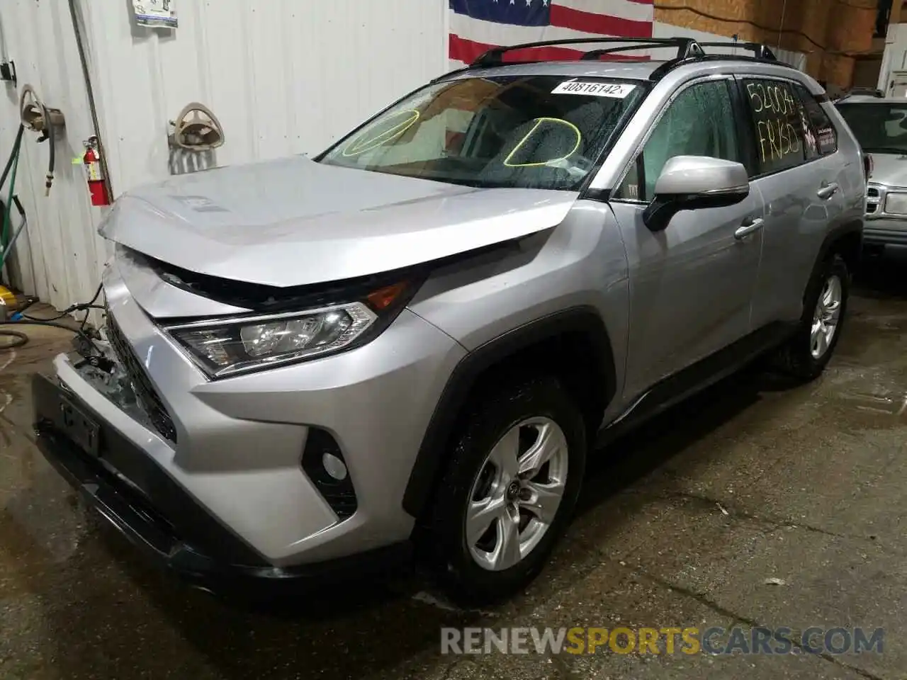 2 Photograph of a damaged car 2T3P1RFV4KC004538 TOYOTA RAV4 2019