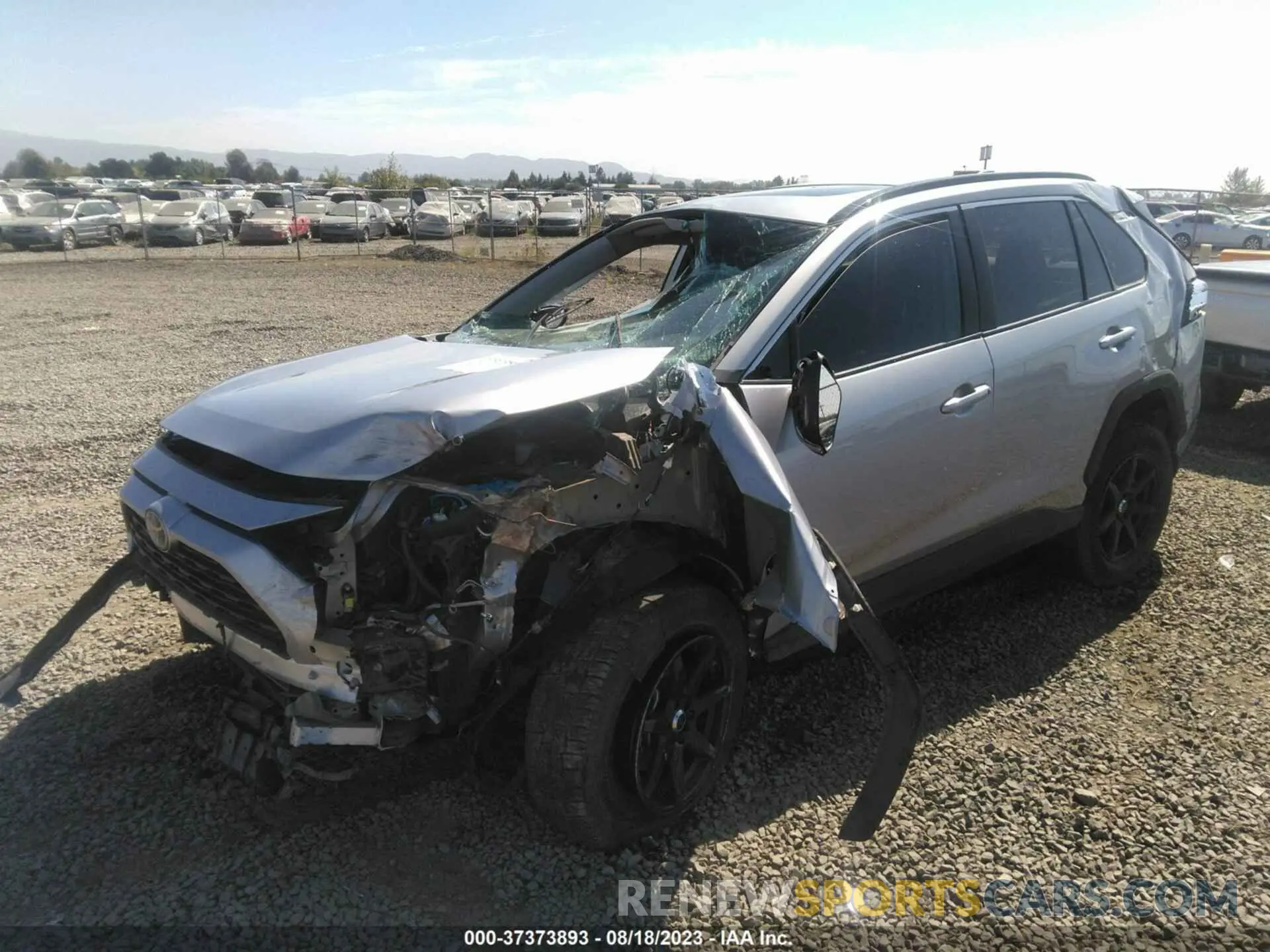 2 Photograph of a damaged car 2T3P1RFV4KC008069 TOYOTA RAV4 2019