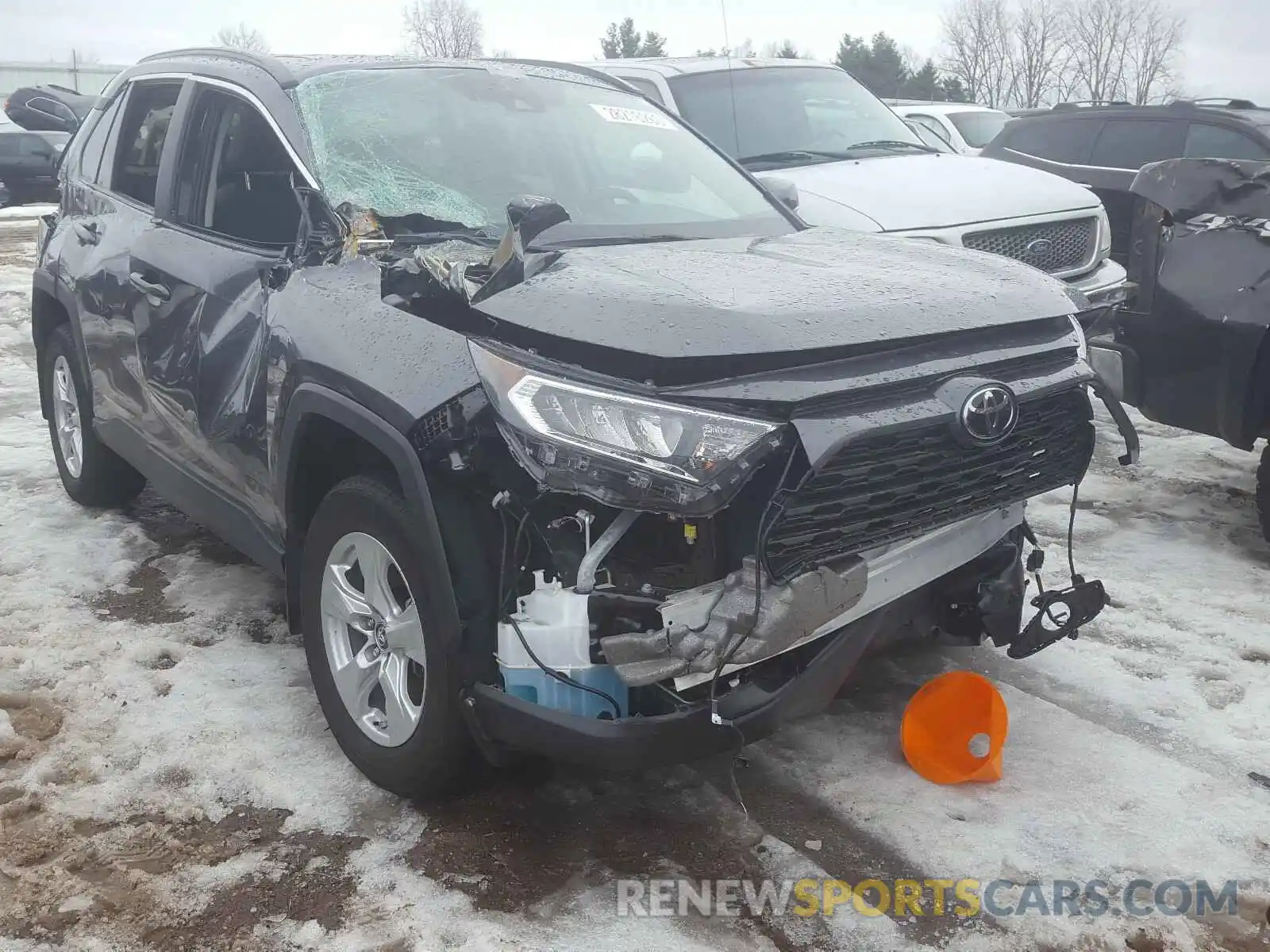 1 Photograph of a damaged car 2T3P1RFV4KC019234 TOYOTA RAV4 2019