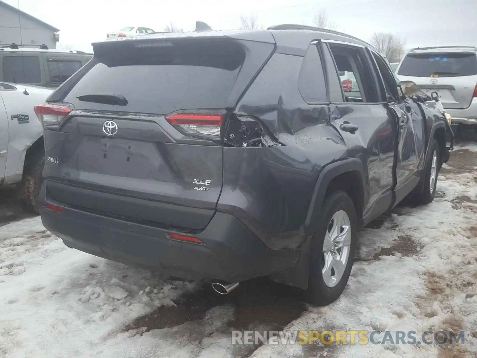 4 Photograph of a damaged car 2T3P1RFV4KC019234 TOYOTA RAV4 2019