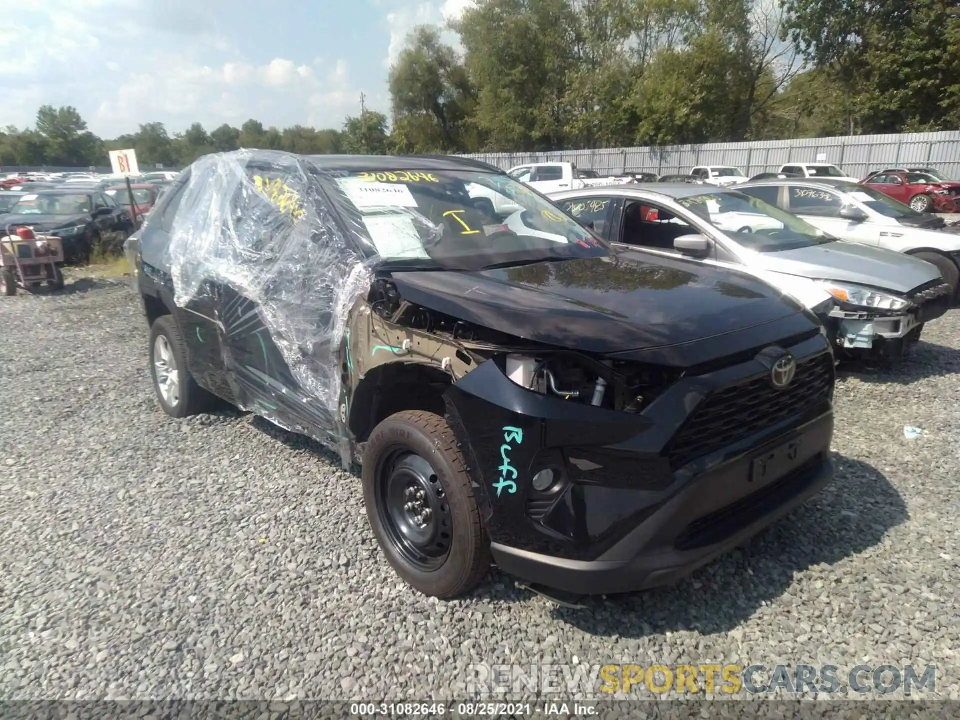 1 Photograph of a damaged car 2T3P1RFV4KC037815 TOYOTA RAV4 2019