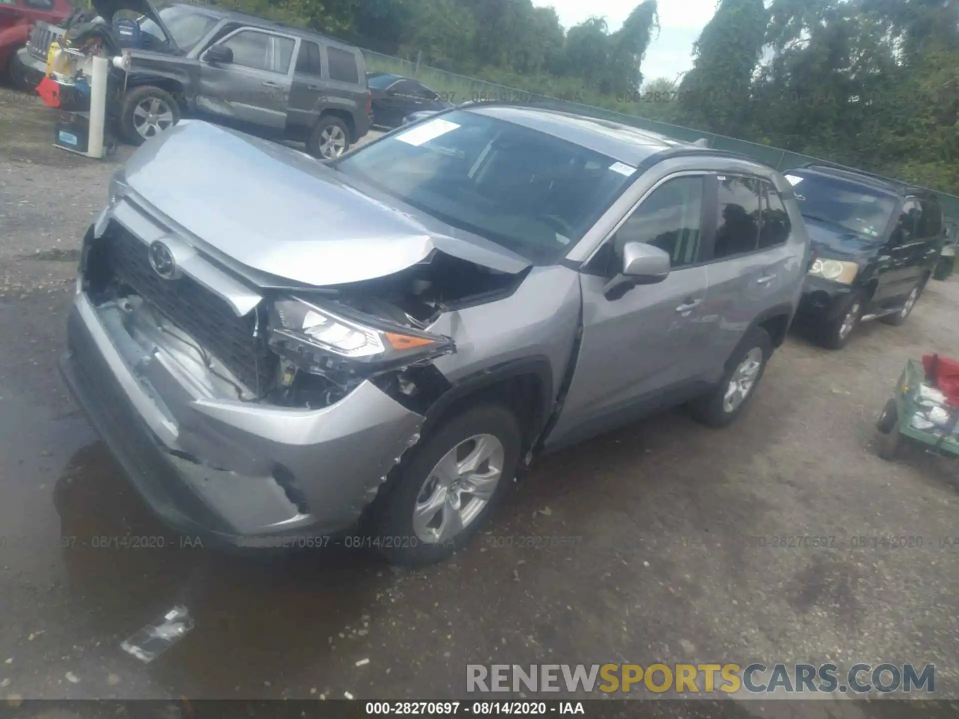 2 Photograph of a damaged car 2T3P1RFV4KW041958 TOYOTA RAV4 2019