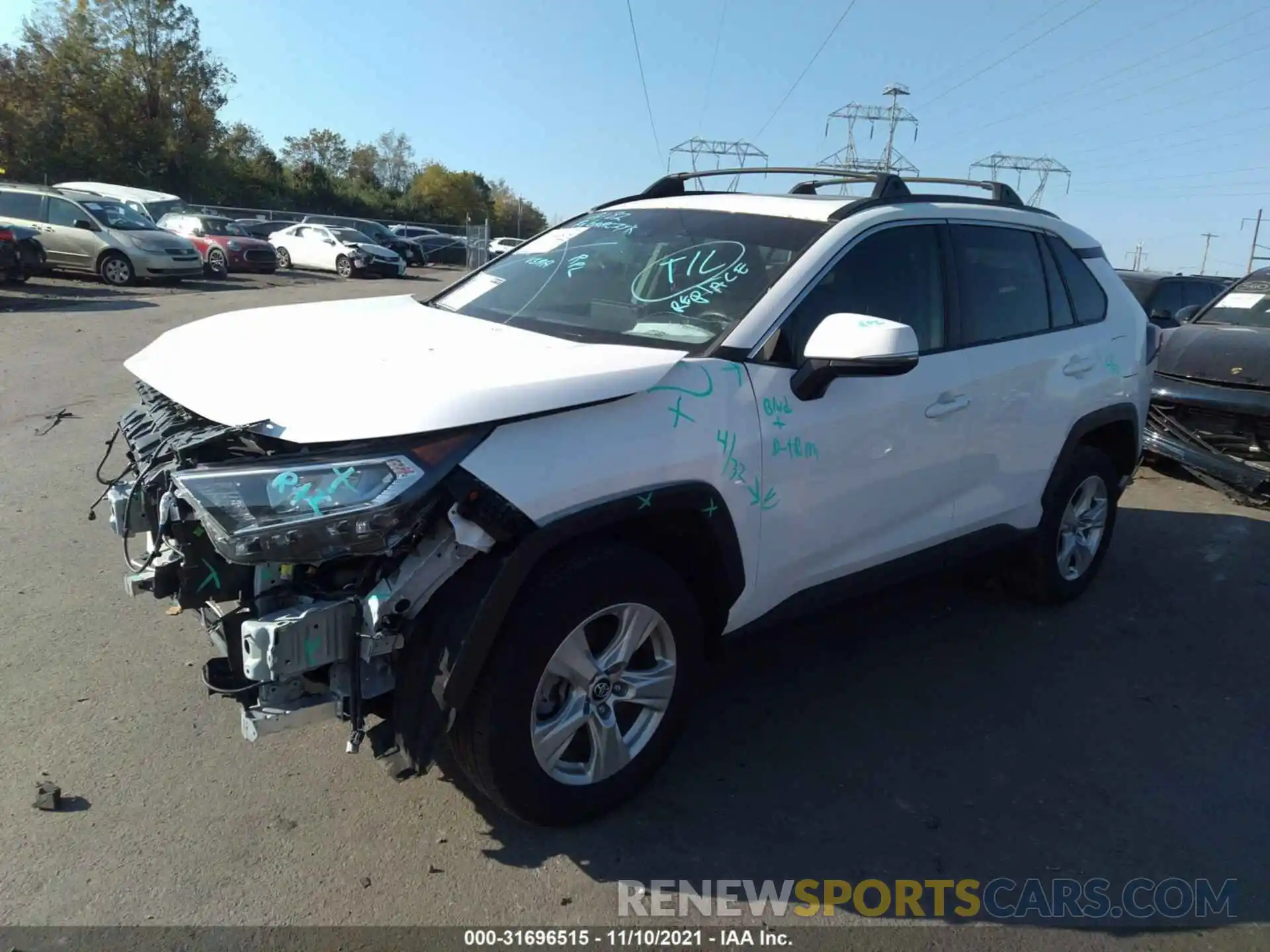 2 Photograph of a damaged car 2T3P1RFV4KW056928 TOYOTA RAV4 2019