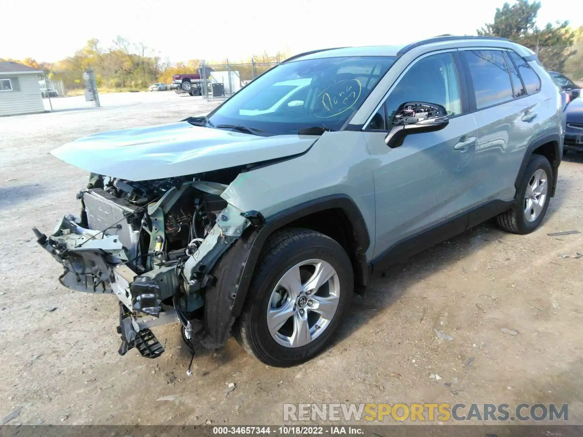 2 Photograph of a damaged car 2T3P1RFV4KW071252 TOYOTA RAV4 2019