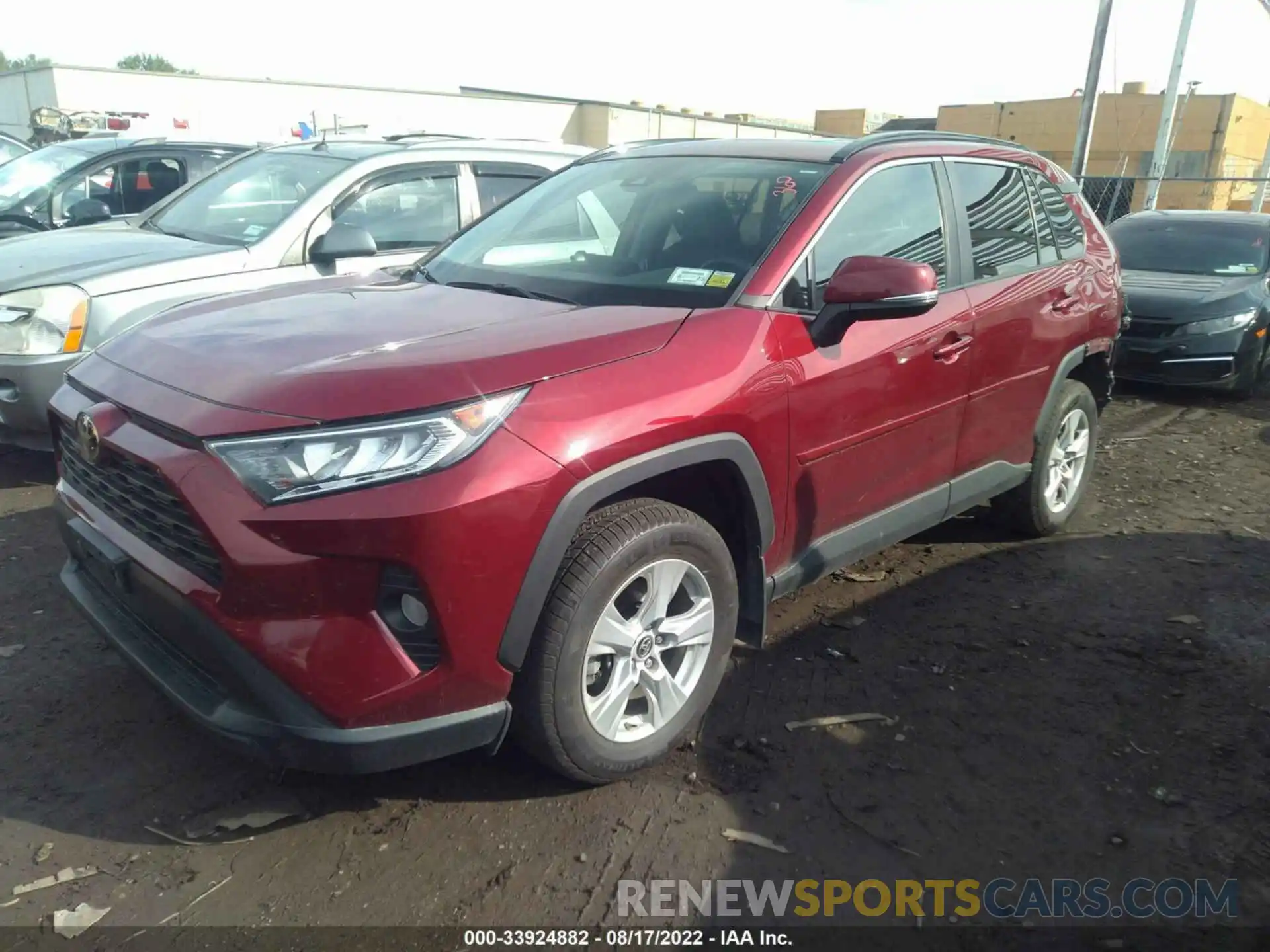 2 Photograph of a damaged car 2T3P1RFV5KC006203 TOYOTA RAV4 2019