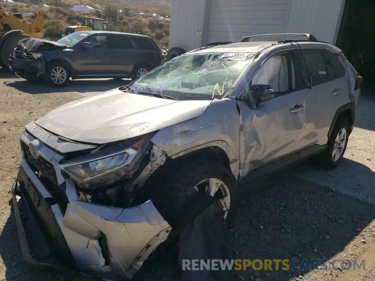 2 Photograph of a damaged car 2T3P1RFV5KC015936 TOYOTA RAV4 2019