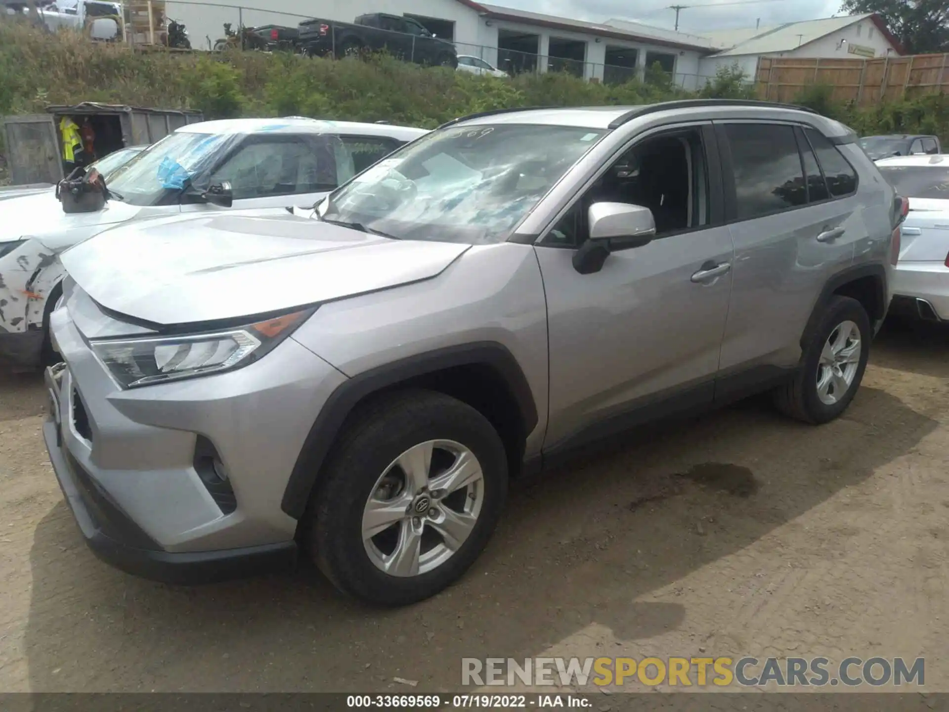 2 Photograph of a damaged car 2T3P1RFV5KC029643 TOYOTA RAV4 2019