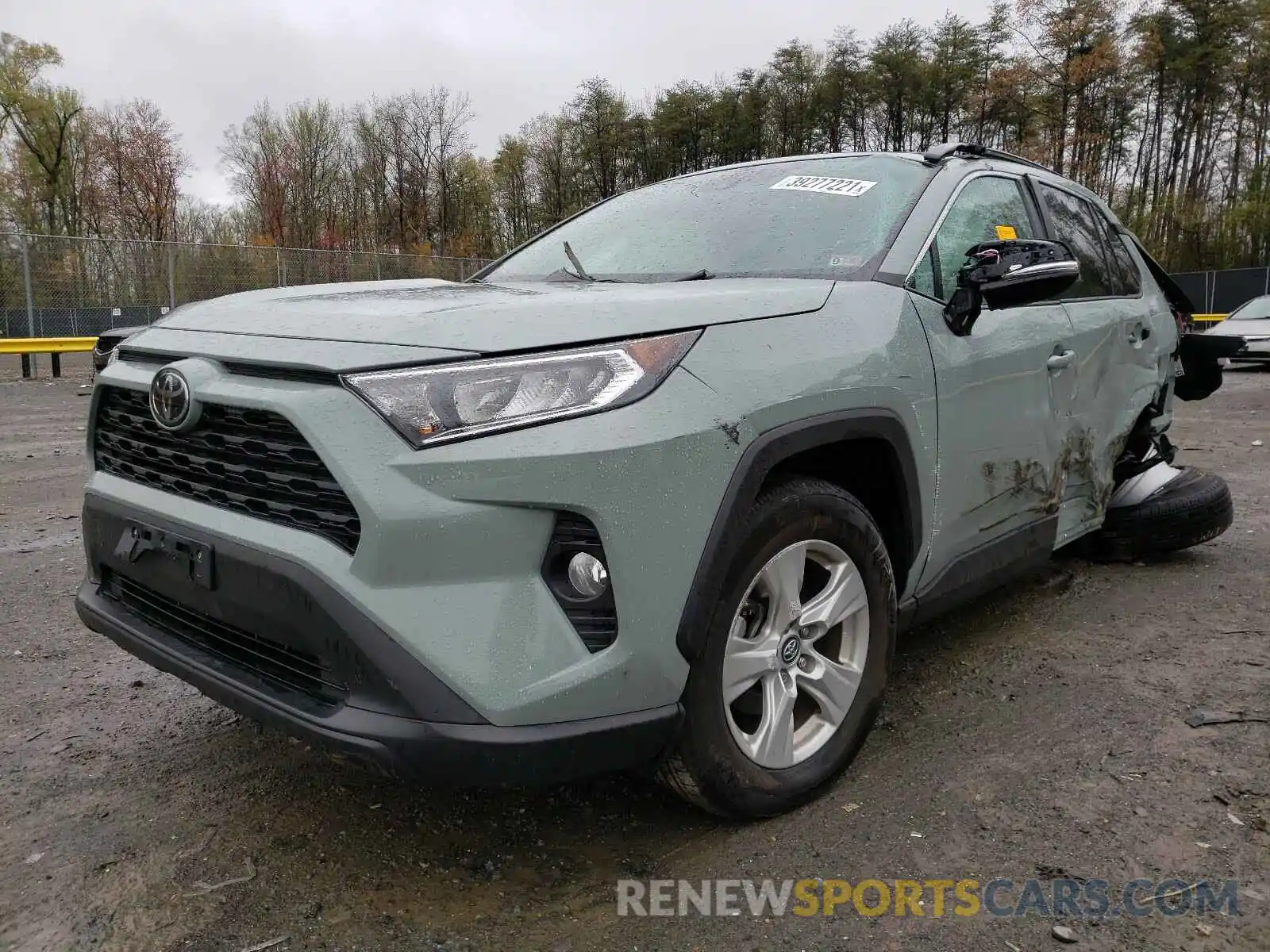 2 Photograph of a damaged car 2T3P1RFV5KC044126 TOYOTA RAV4 2019