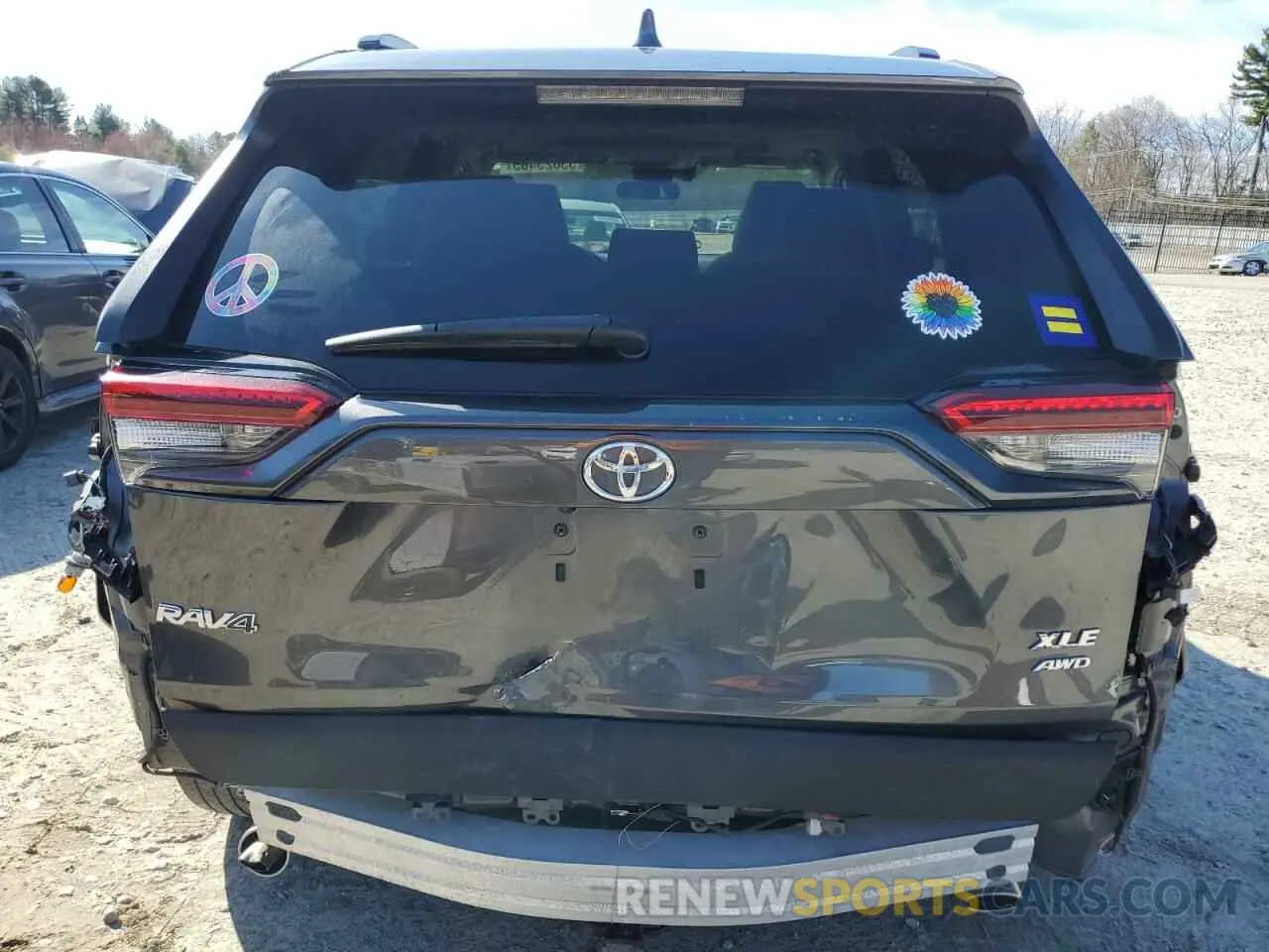 6 Photograph of a damaged car 2T3P1RFV5KC047513 TOYOTA RAV4 2019