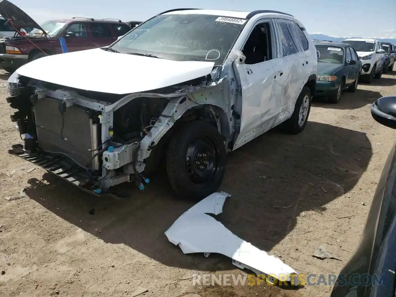 2 Photograph of a damaged car 2T3P1RFV5KW021234 TOYOTA RAV4 2019