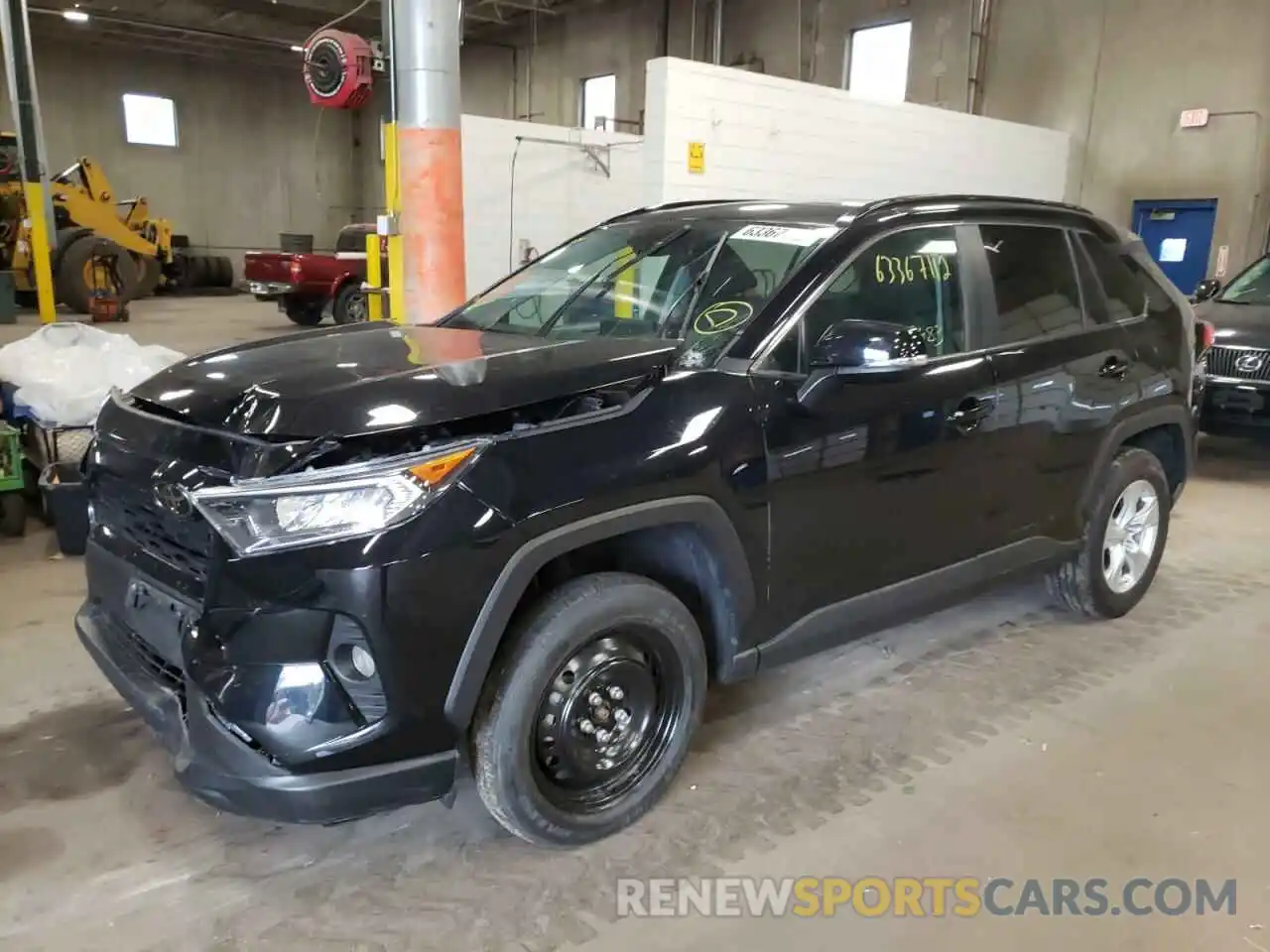 2 Photograph of a damaged car 2T3P1RFV5KW066576 TOYOTA RAV4 2019