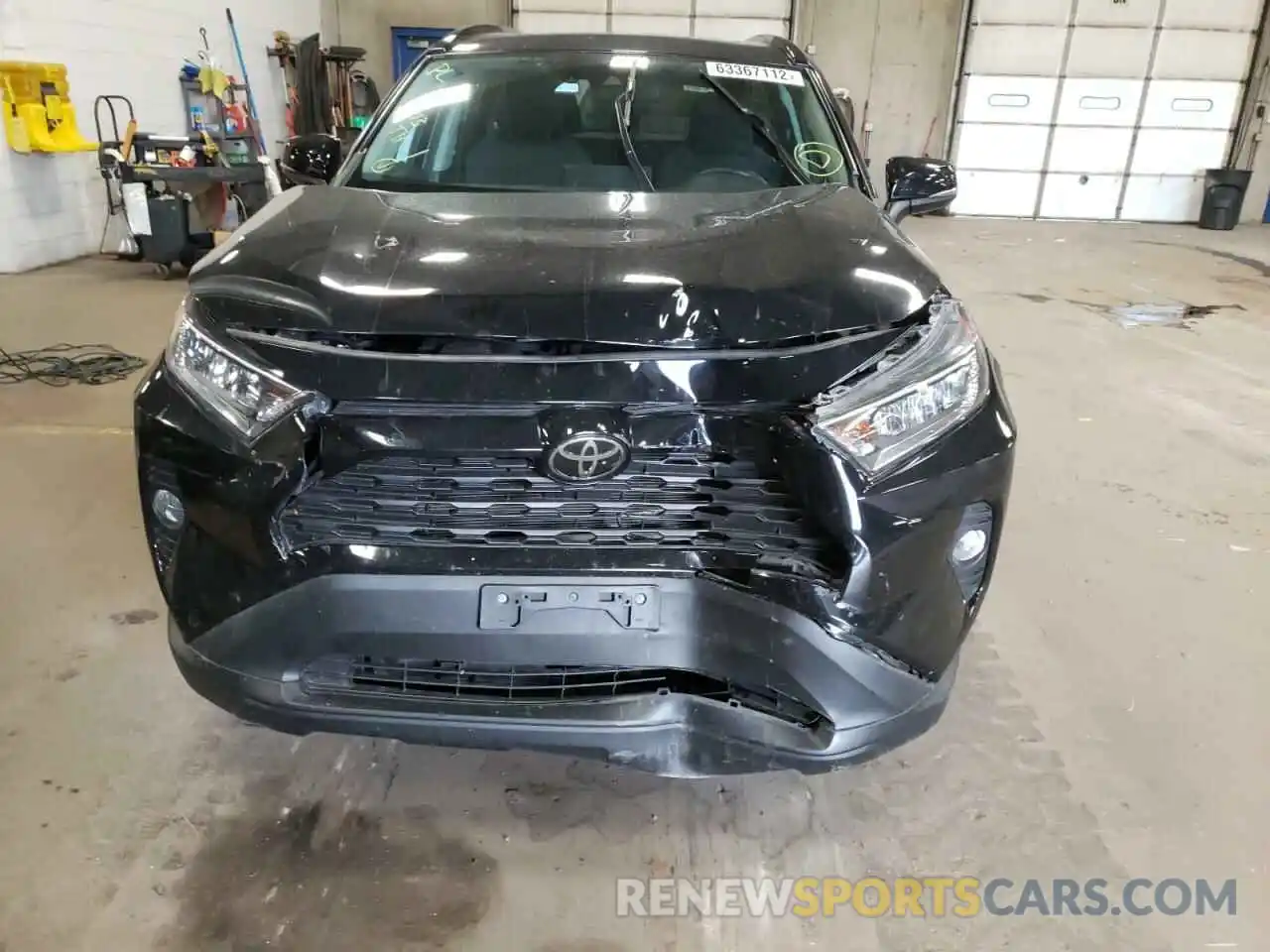 9 Photograph of a damaged car 2T3P1RFV5KW066576 TOYOTA RAV4 2019