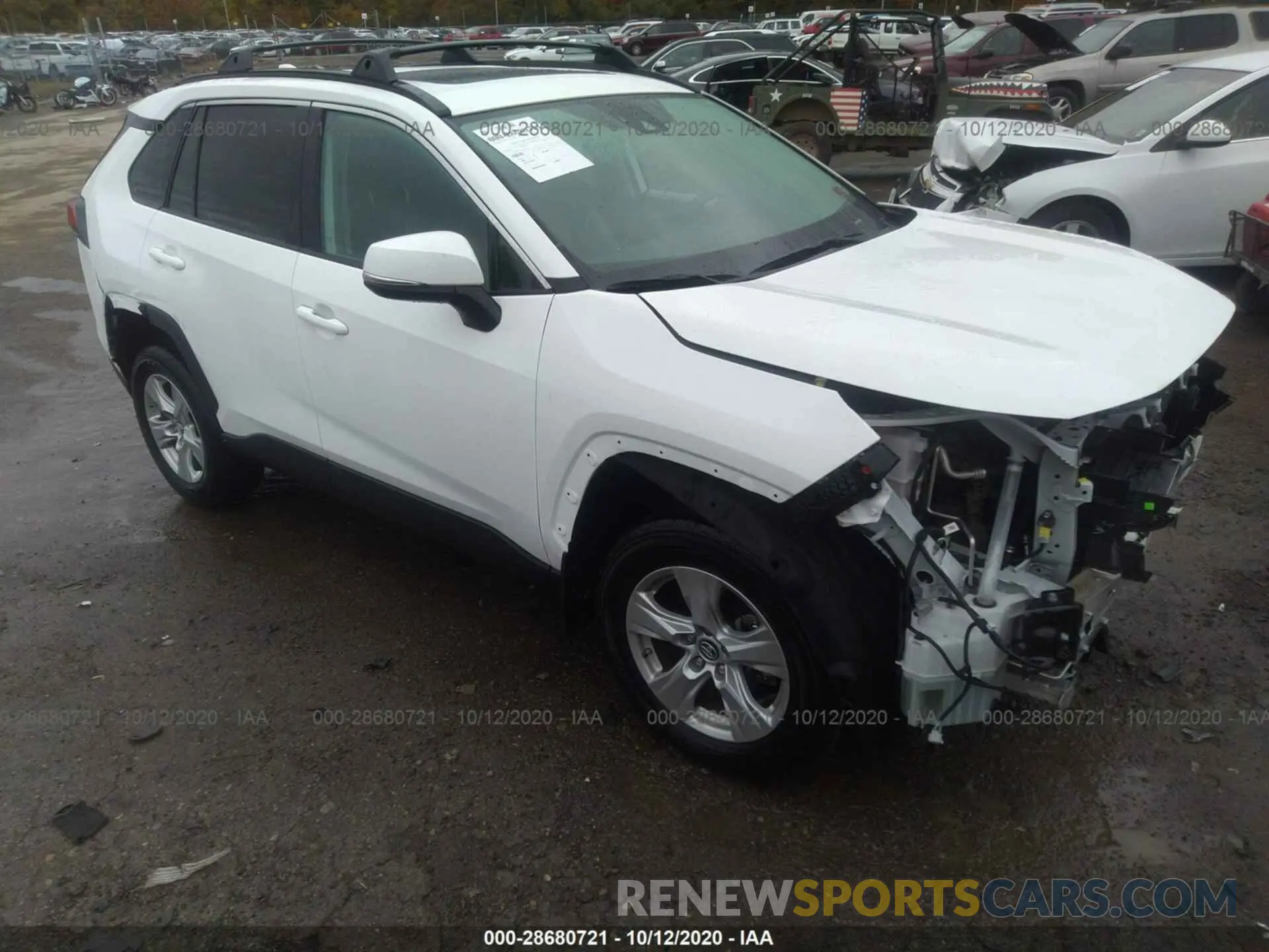 1 Photograph of a damaged car 2T3P1RFV5KW067811 TOYOTA RAV4 2019