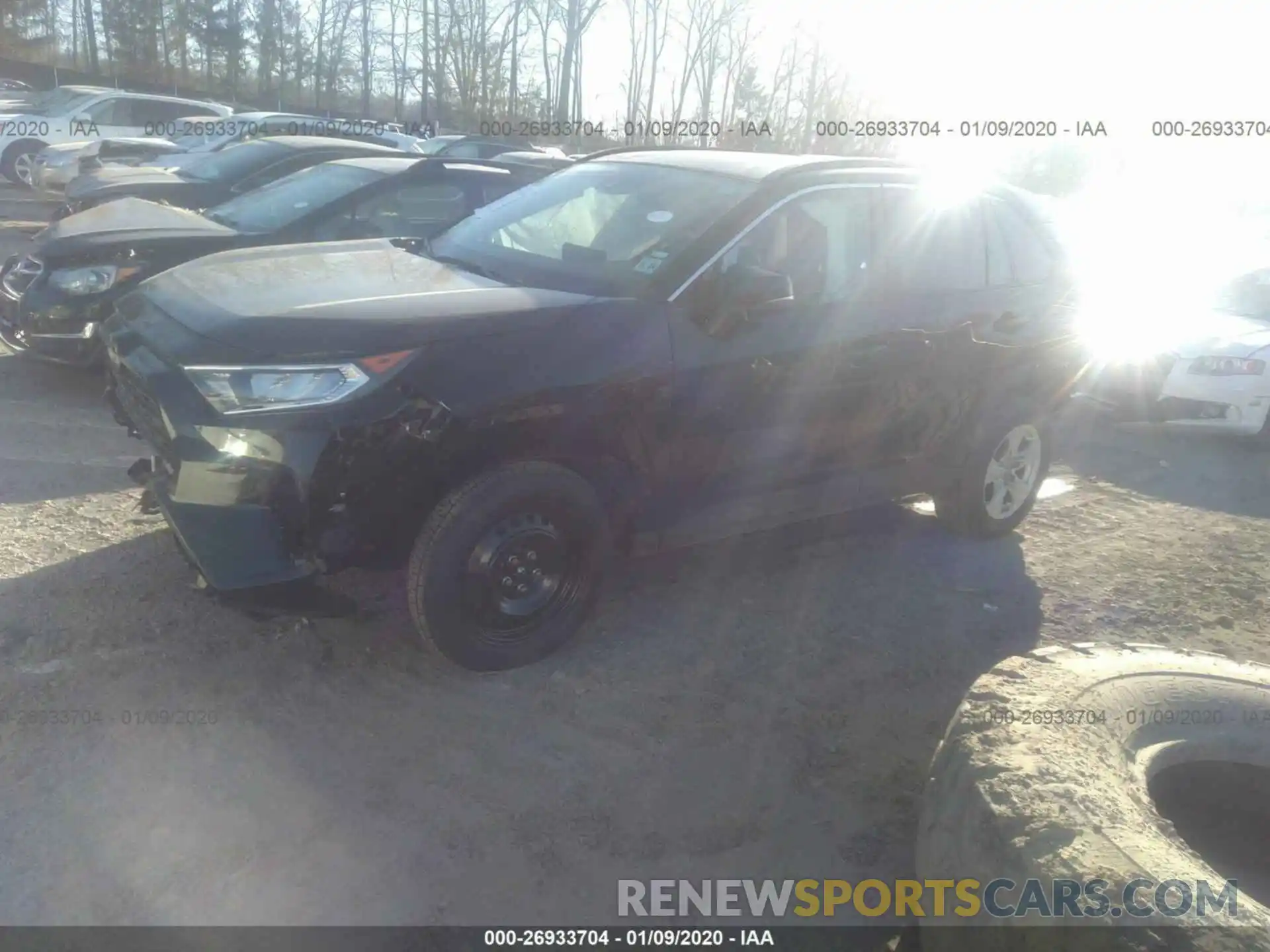 2 Photograph of a damaged car 2T3P1RFV6KC007084 TOYOTA RAV4 2019