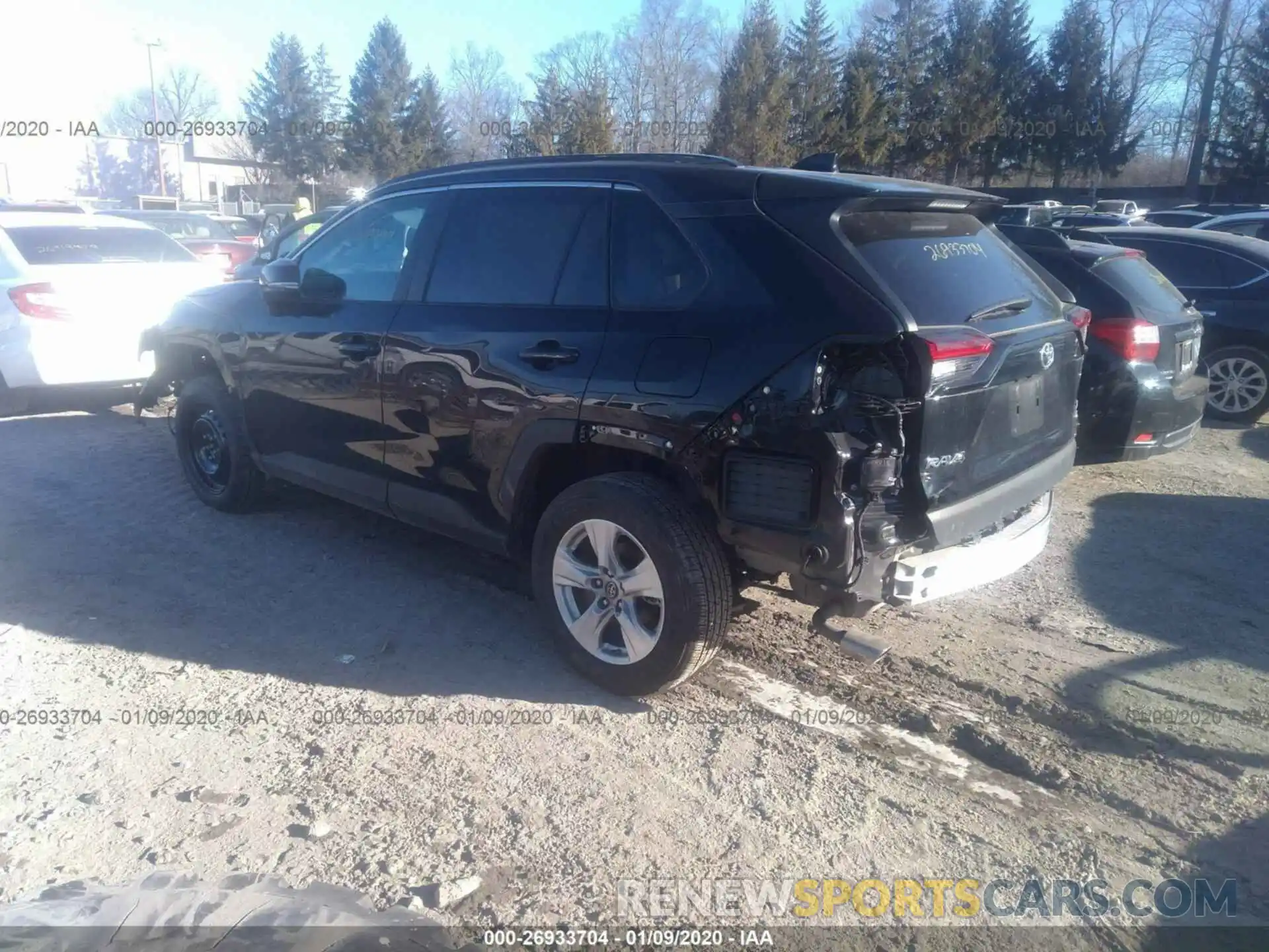 3 Photograph of a damaged car 2T3P1RFV6KC007084 TOYOTA RAV4 2019