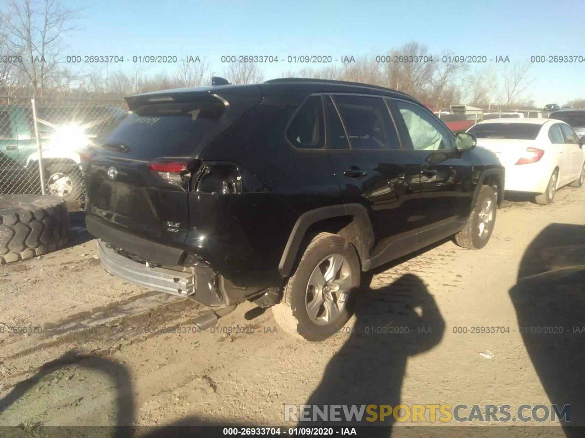 4 Photograph of a damaged car 2T3P1RFV6KC007084 TOYOTA RAV4 2019