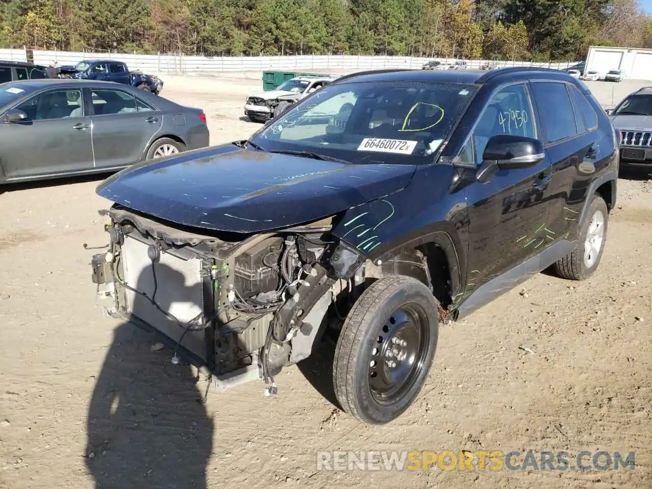 2 Photograph of a damaged car 2T3P1RFV6KC017923 TOYOTA RAV4 2019