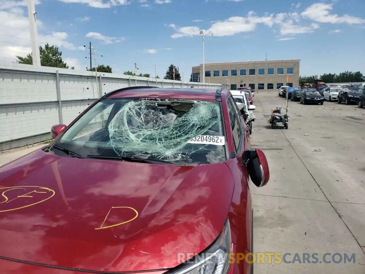 9 Photograph of a damaged car 2T3P1RFV6KW006337 TOYOTA RAV4 2019