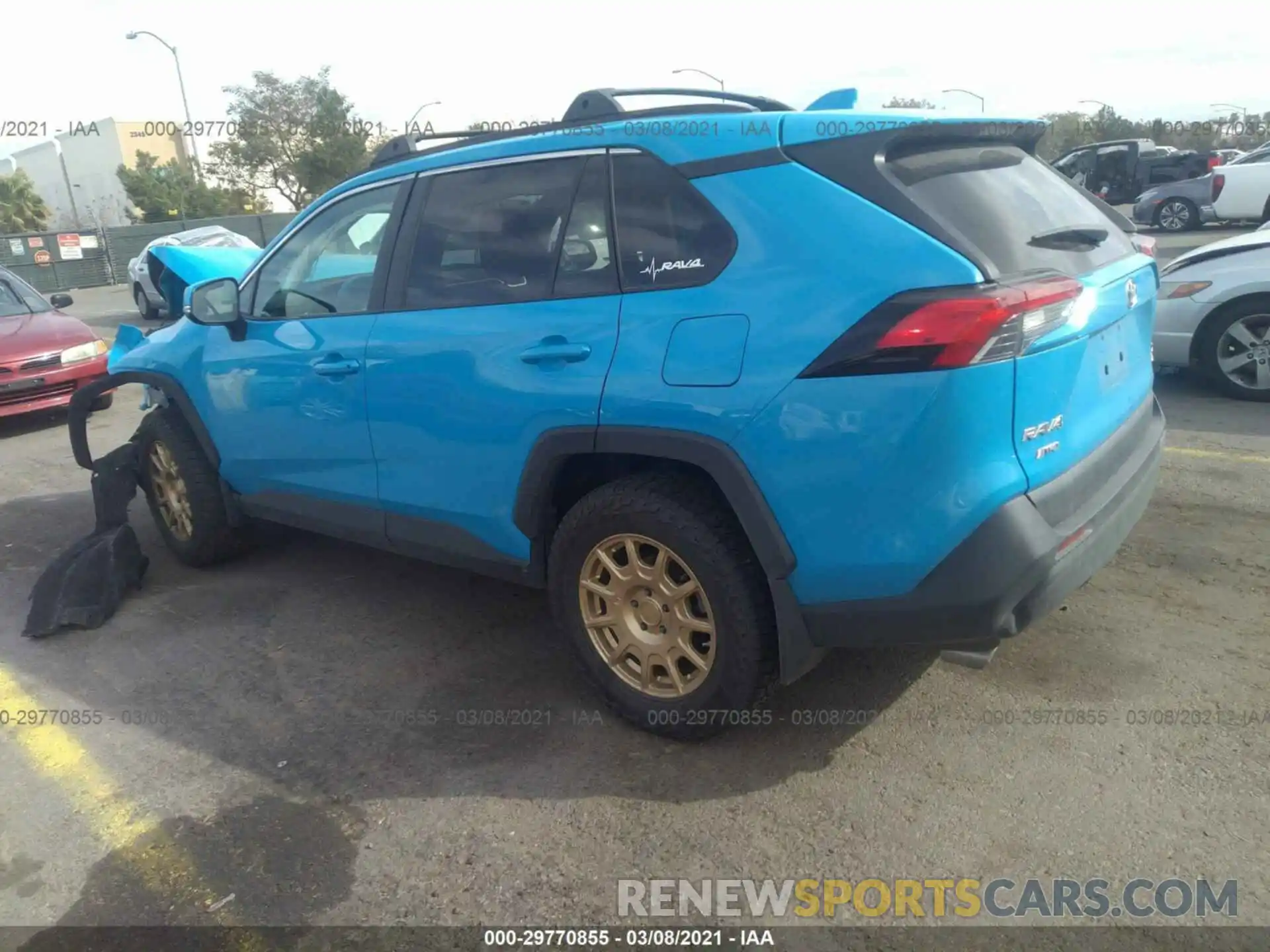 3 Photograph of a damaged car 2T3P1RFV6KW017015 TOYOTA RAV4 2019