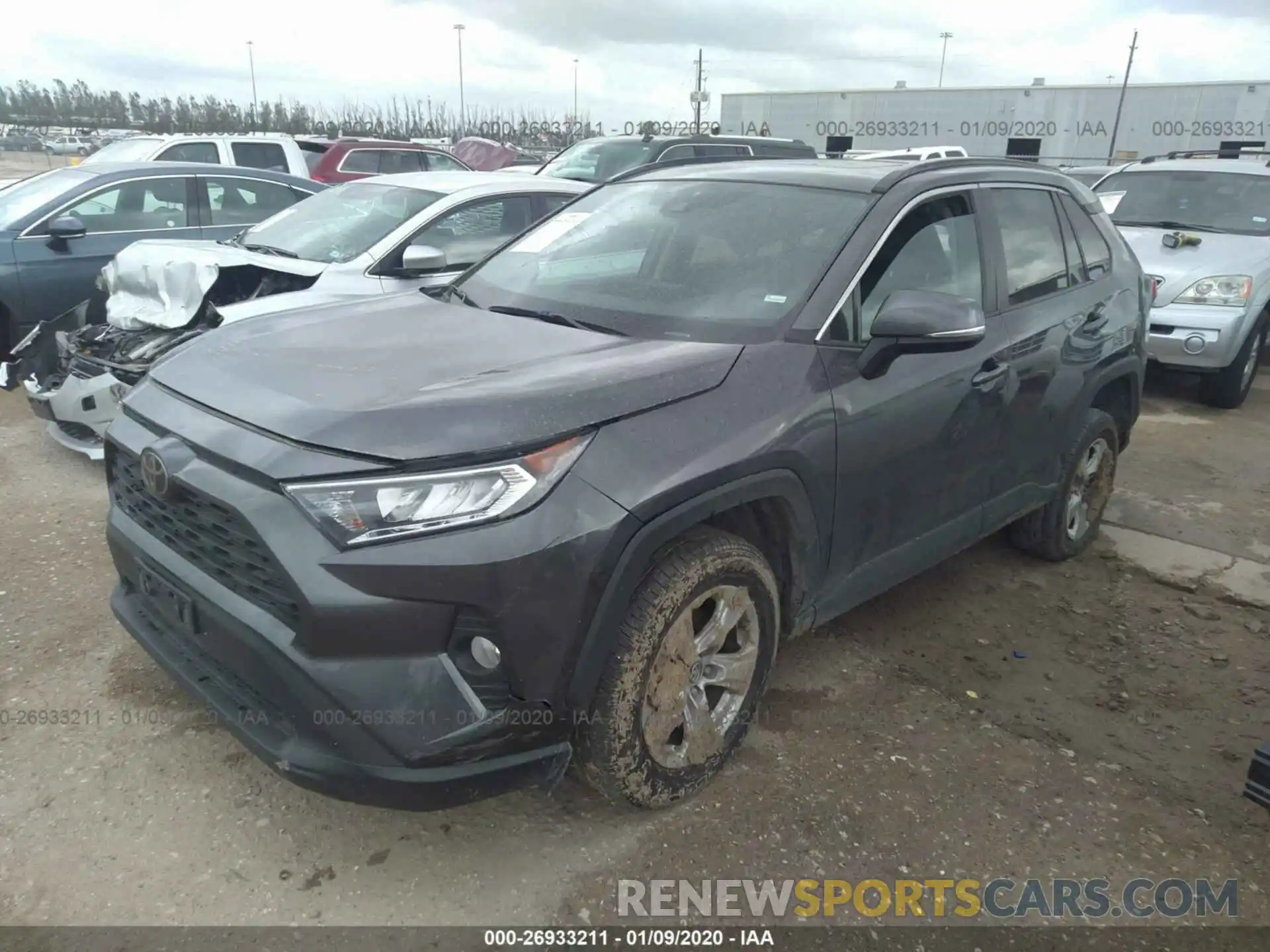 2 Photograph of a damaged car 2T3P1RFV6KW019346 TOYOTA RAV4 2019