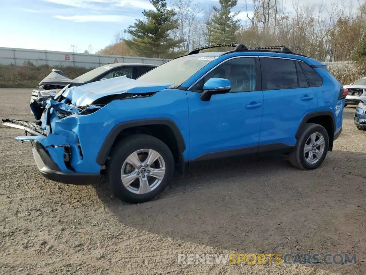 1 Photograph of a damaged car 2T3P1RFV6KW062410 TOYOTA RAV4 2019