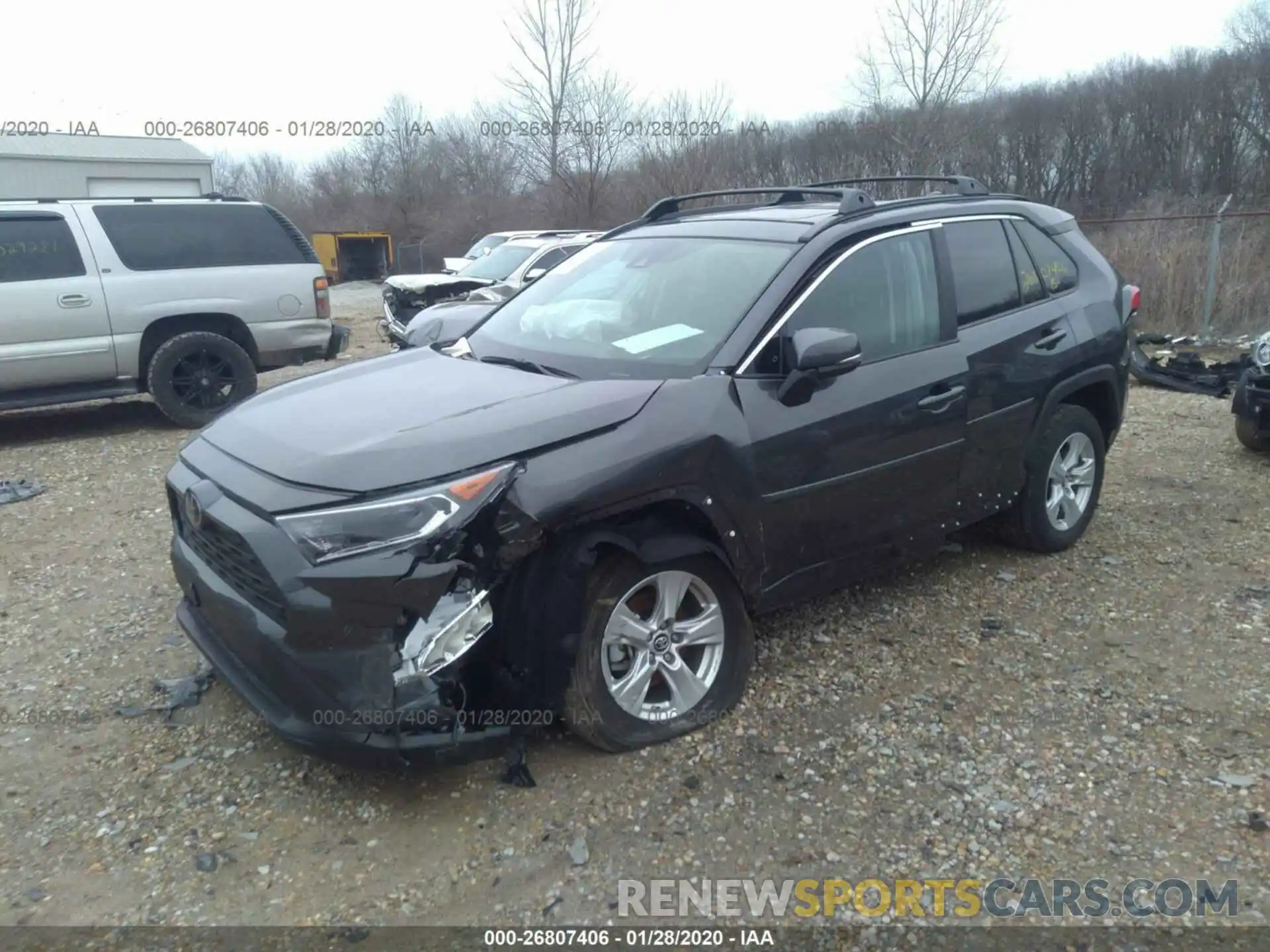 2 Photograph of a damaged car 2T3P1RFV6KW066411 TOYOTA RAV4 2019