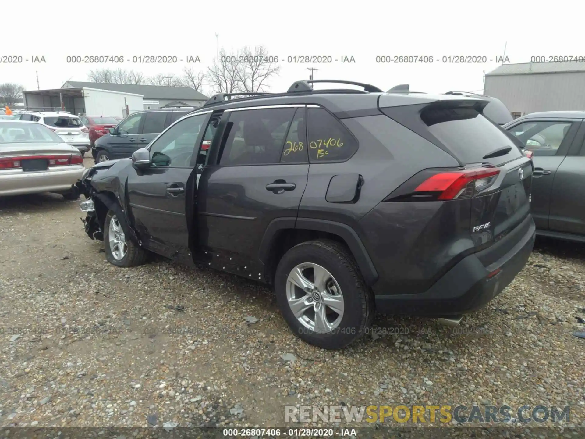 3 Photograph of a damaged car 2T3P1RFV6KW066411 TOYOTA RAV4 2019