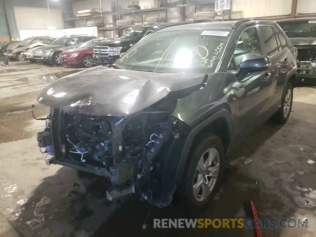 2 Photograph of a damaged car 2T3P1RFV6KW078672 TOYOTA RAV4 2019