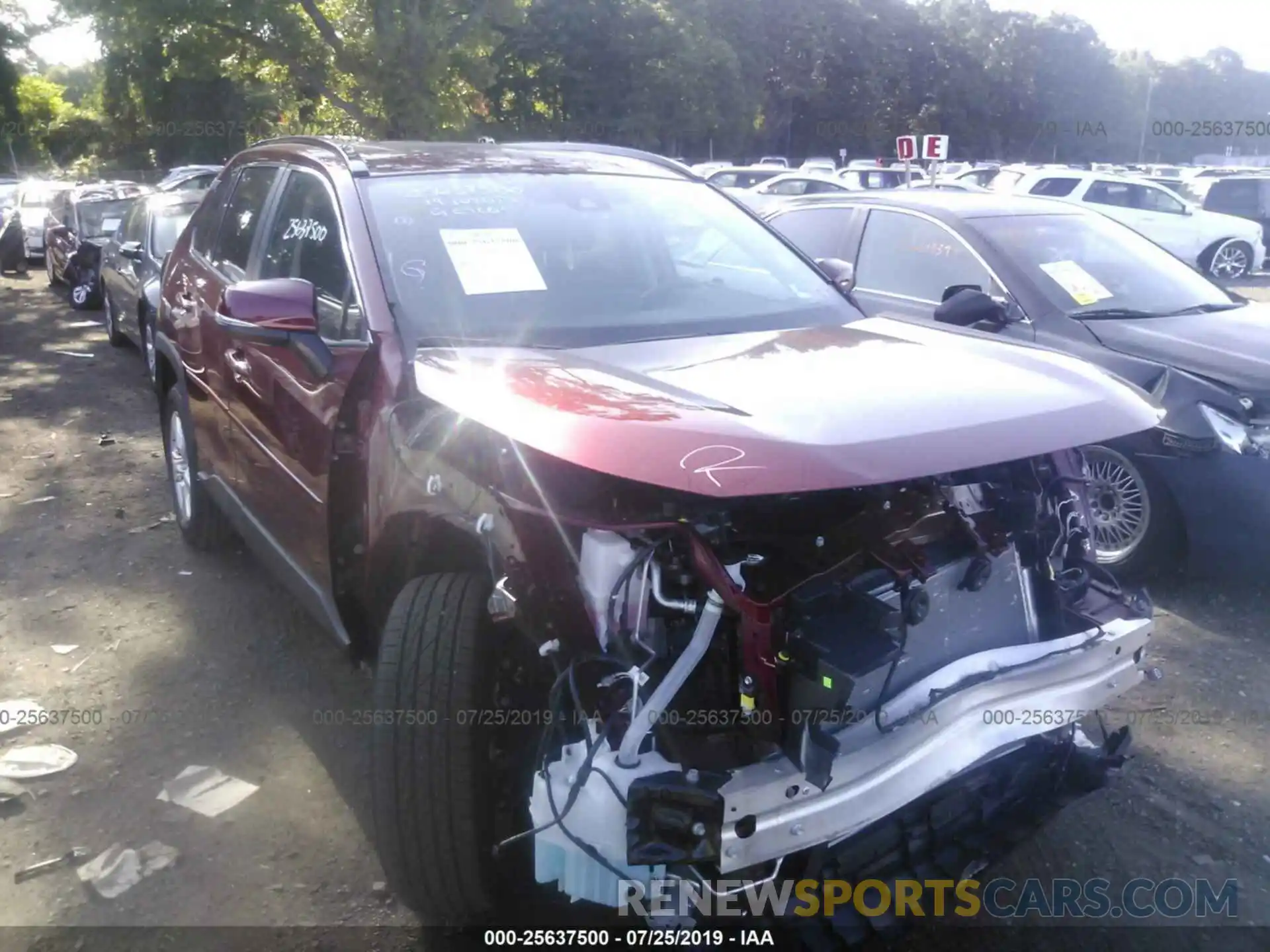 6 Photograph of a damaged car 2T3P1RFV7KC002945 TOYOTA RAV4 2019