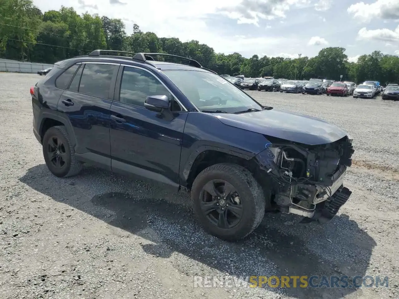 4 Photograph of a damaged car 2T3P1RFV7KC008034 TOYOTA RAV4 2019