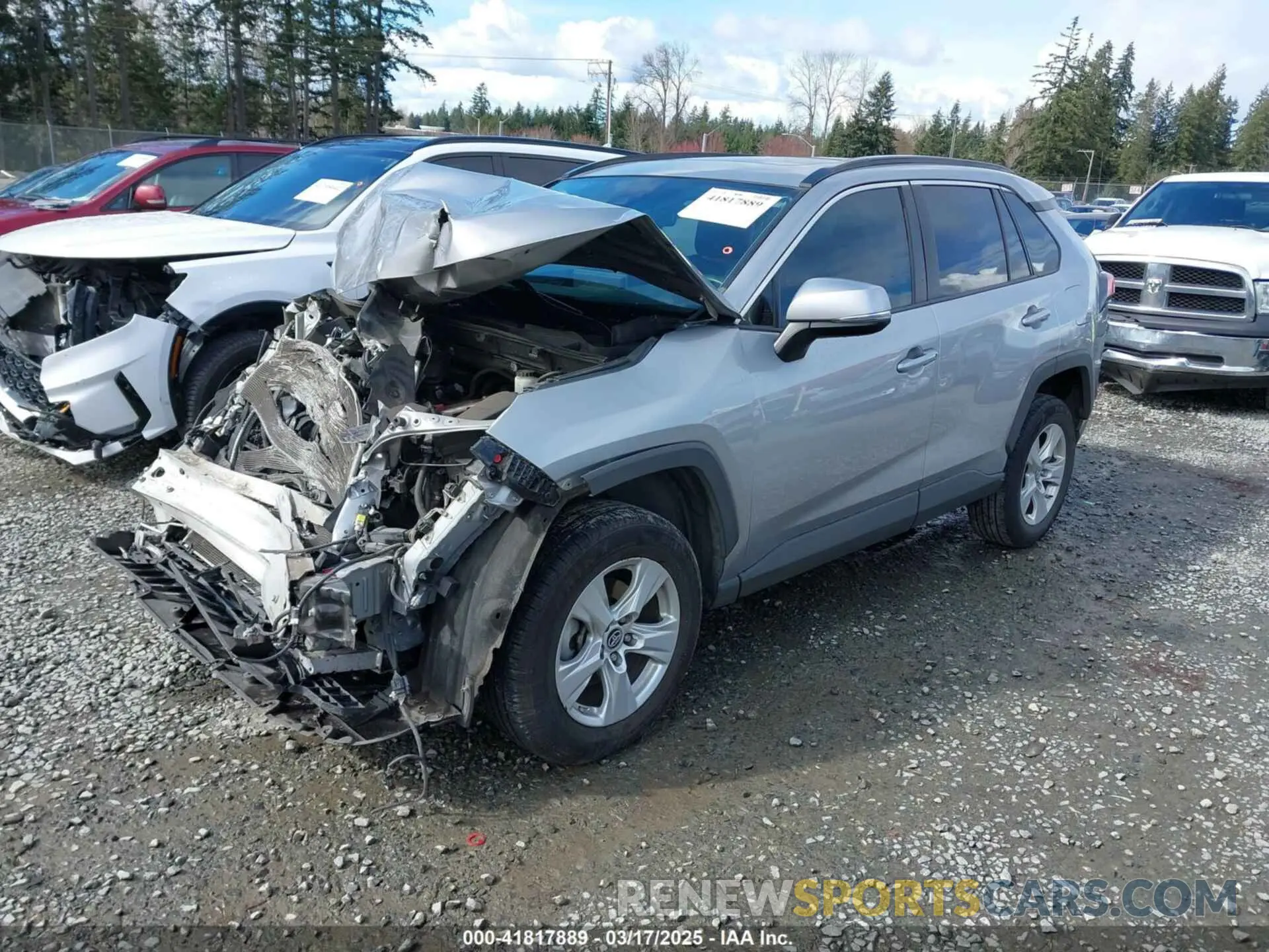 2 Photograph of a damaged car 2T3P1RFV7KC011659 TOYOTA RAV4 2019